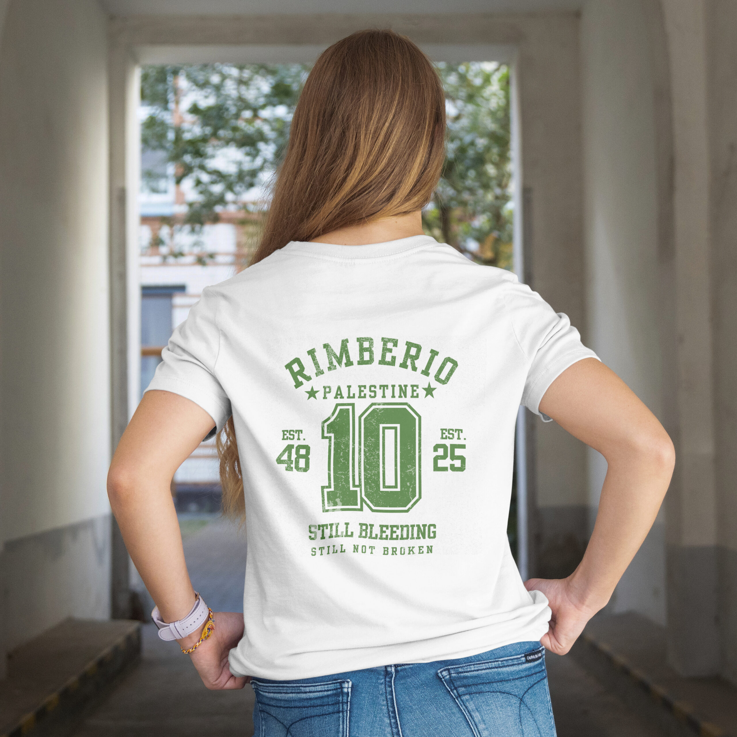 Palestine Resilience T-Shirt | Est. 48 "Still Not Broken" Tee - Image 3
