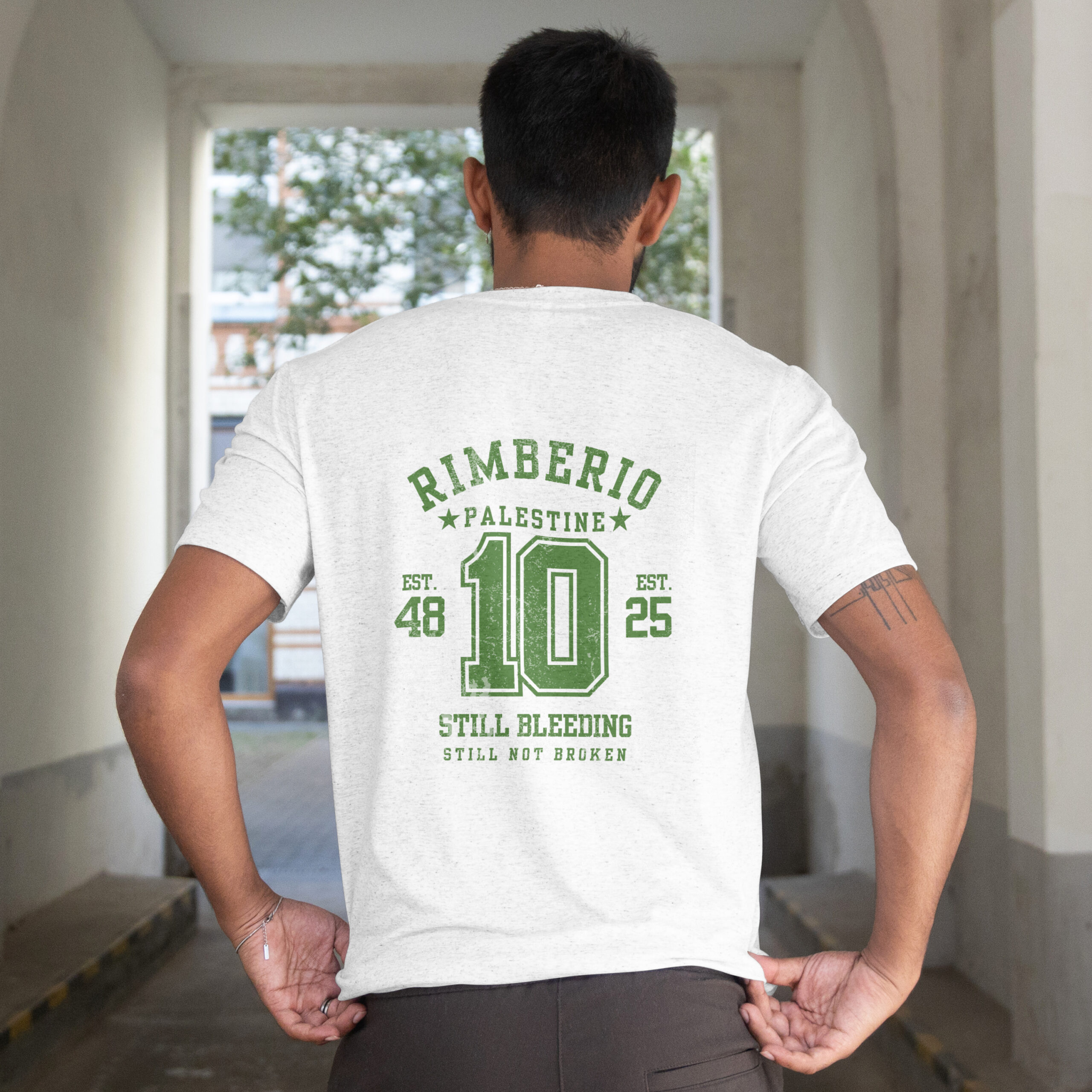 Palestine Resilience T-Shirt | Est. 48 "Still Not Broken" Tee - Image 2
