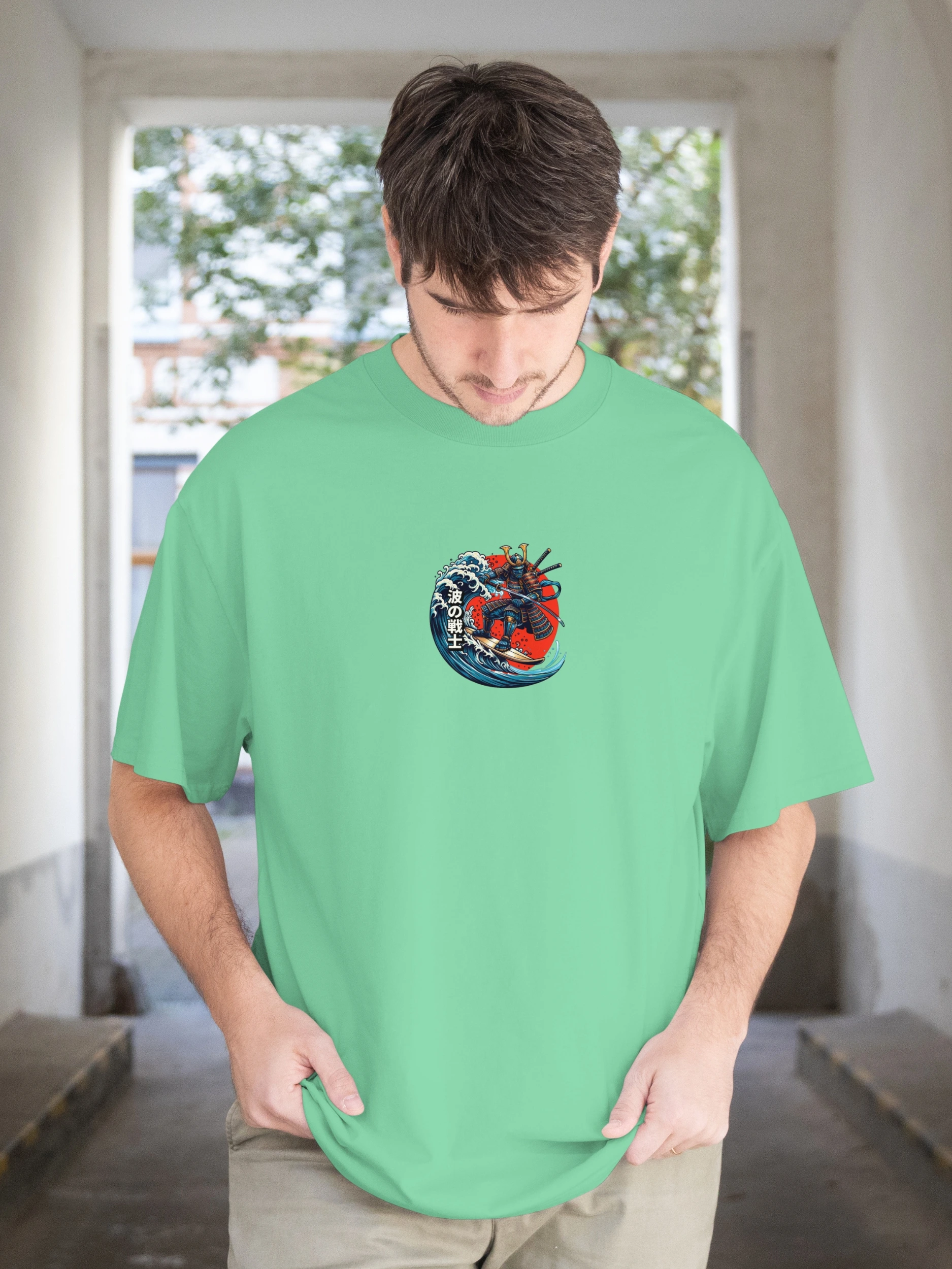 Samurai Spirit "Honor & Courage" Back Print T-Shirt - Image 2