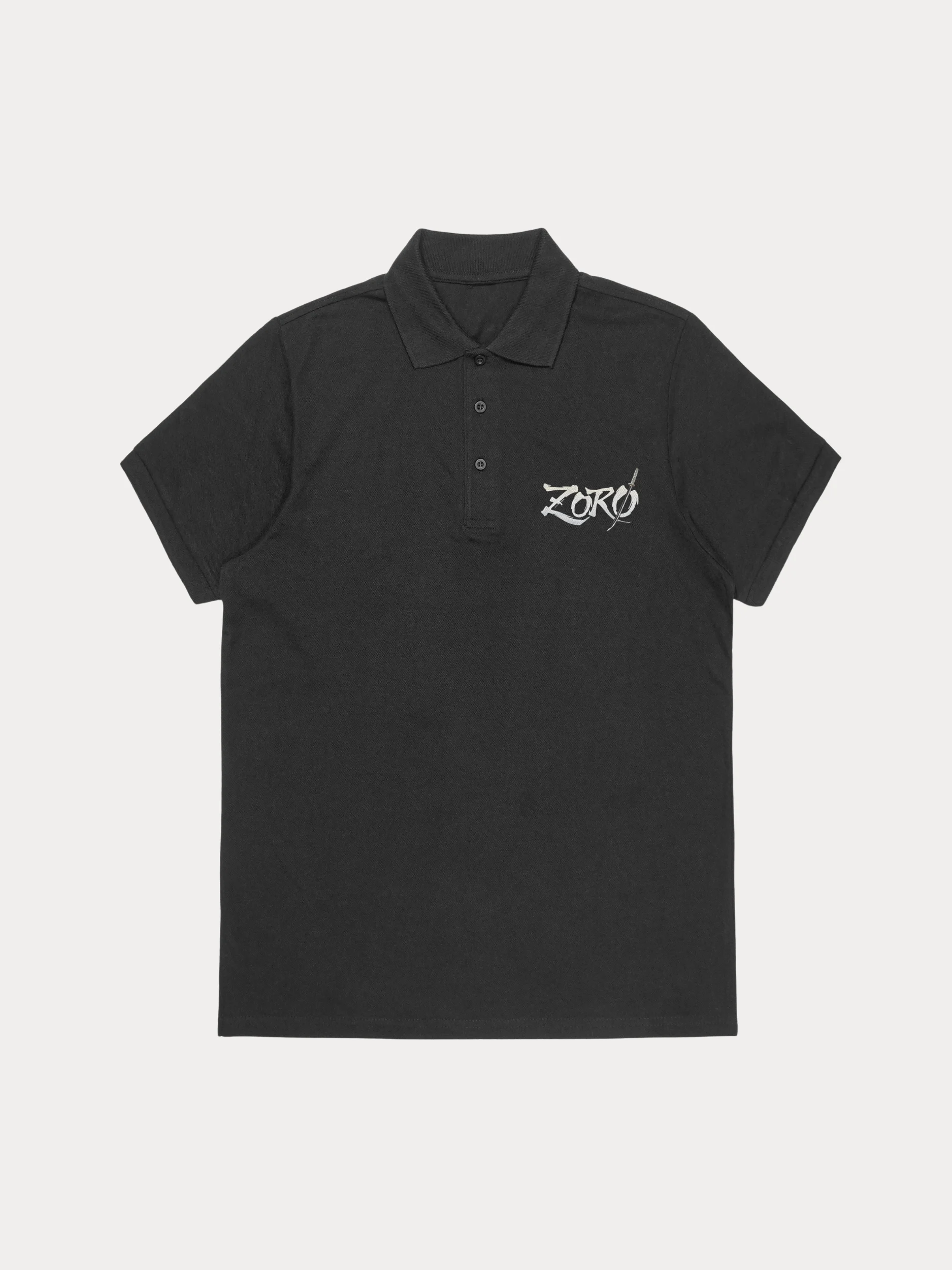 Zoro "Swordsman's Signature" Polo T-Shirt | One Piece Inspired
